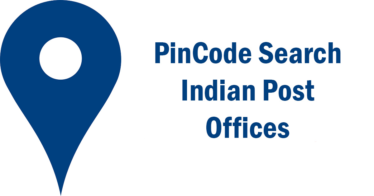 Pin Code Search Pincode List And Post Office Details India